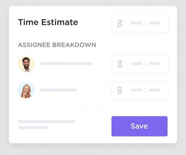 Time estimates